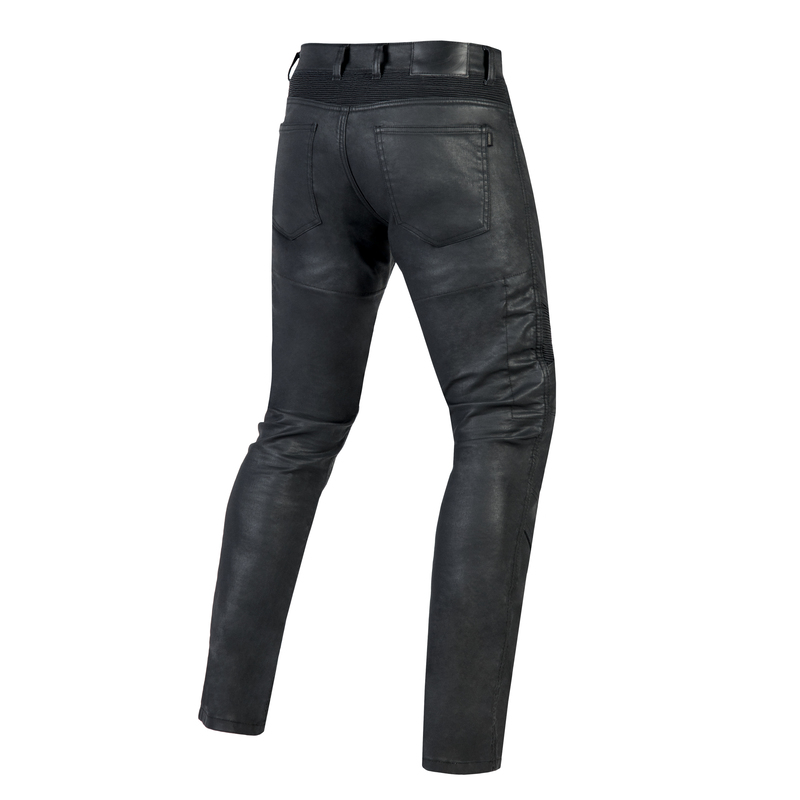 JEANSY MOTOCYKLOWE OZONE RUSTY WAXED BLACK