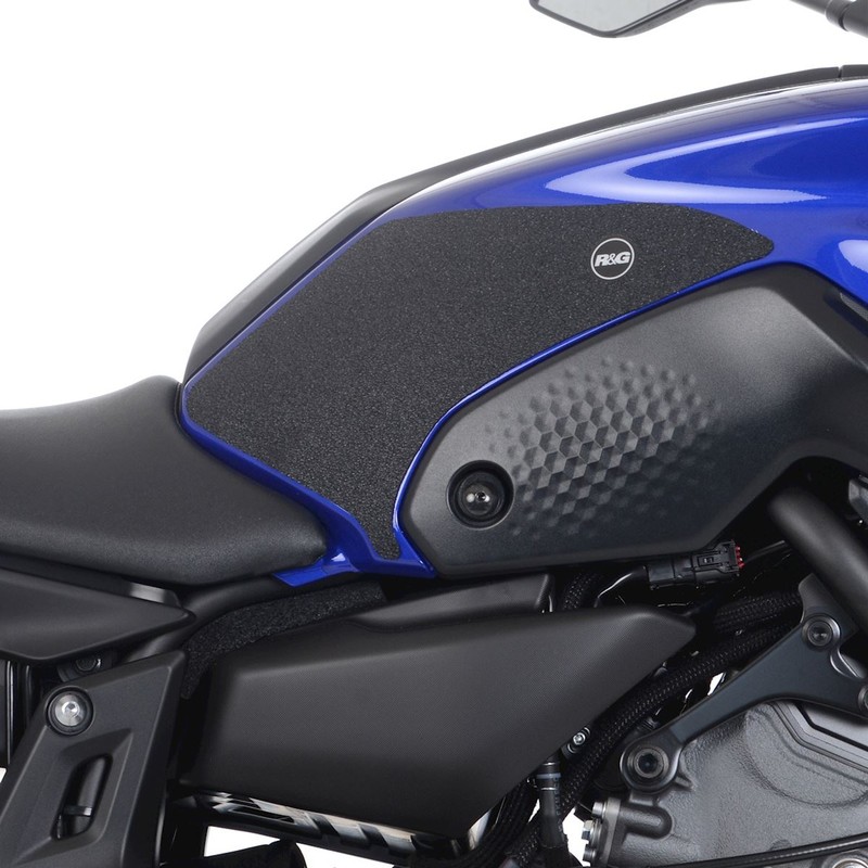 NAKLEJKA NA BAK TANKPAD ANTYPOŚLIZGOWY 2 CZĘŚCI RG RACING YAMAHA MT-07 21- BLACK