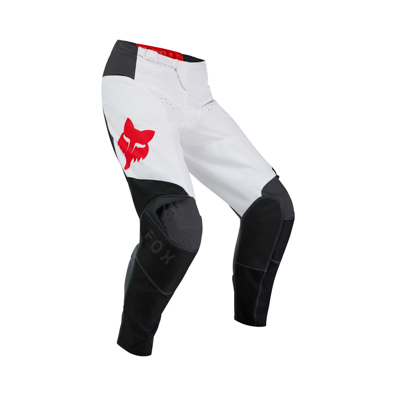 SPODNIE MOTOCYKLOWE FOX 180 FLOW WHITE RED