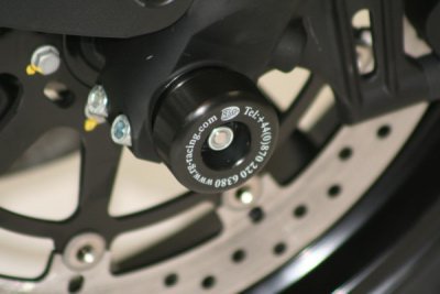 SLIDERY PRZEDNIEGO ZAWIESZENIA RG RACING KTM 790 DUKE/990 SUPER DUKE/R/950 SUPERMOTO BLACK