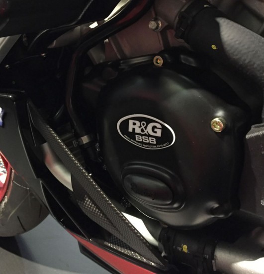 OSŁONA SILNIKA RG RACING APRILIA RSV4/ V4 TUONO 18-, LEWA STRONA BLACK RACE