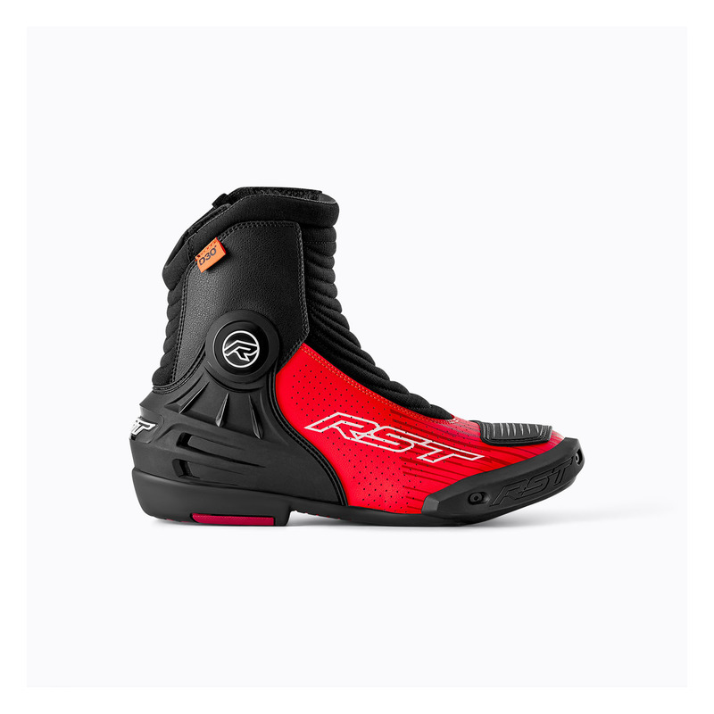 BUTY MOTOCYKLOWE RST TRACTECH EVO D3O SHORT BLACK FLUO RED 44