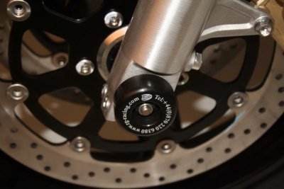 SLIDERY PRZEDNIEGO ZAWIESZENIA RG RACING SUZUKI GSX1400 BLACK