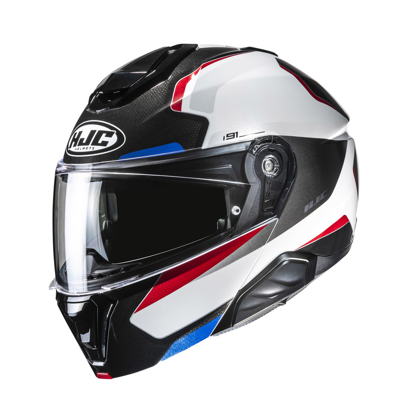 KASK MOTOCYKLOWY HJC I91 FELIO BLACK WHITE