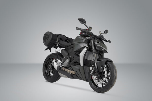 ZESTAW SAKW PRO BLAZE H I STELAŻY SW-MOTECH DUCATI STREETFIGHTER V2 (21-) BLACK