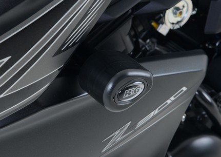 CRASHPADY AERO RG RACING KAWASAKI Z250 13- 18/Z300 15- BLACK