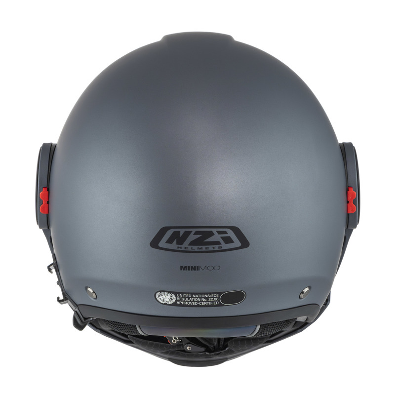 KASK MOTOCYKLOWY NZI MINIMOD DUO ANTRACITE MATT XS