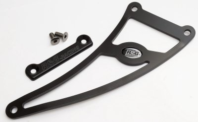 MOCOWANIE WYDECHU + ZAŚLEPKA PODNÓŻKA RG RACING KAWASAKI ZX6-R 09- BLACK
