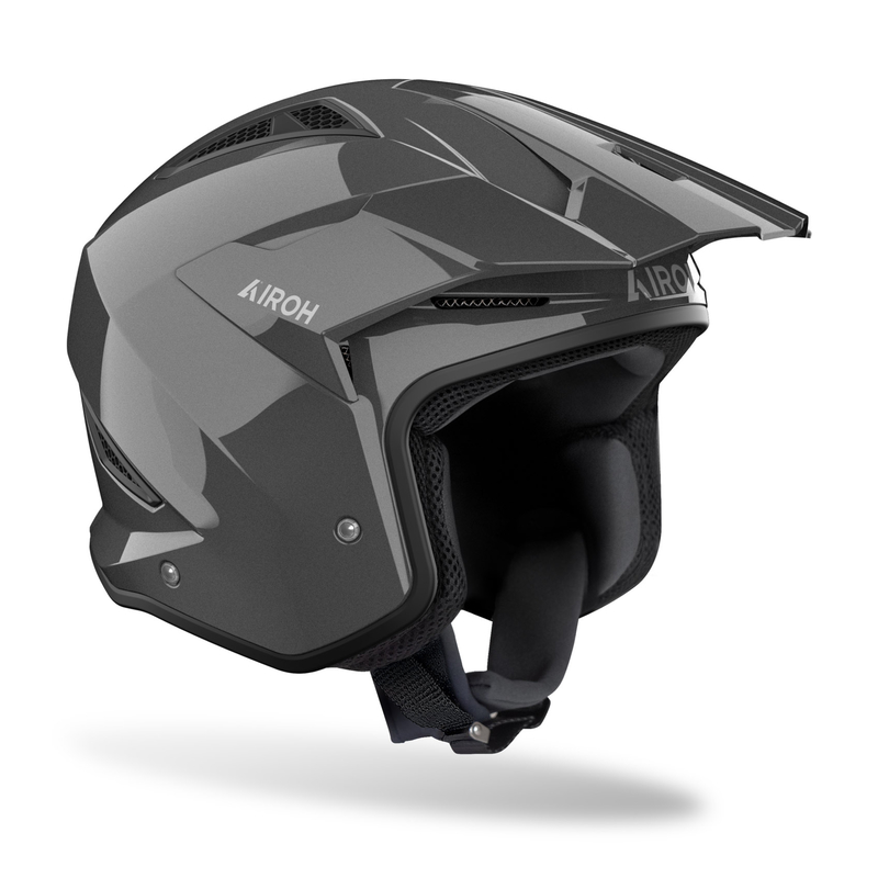 KASK MOTOCYKLOWY AIROH TRR 2 COLOR DARK GREY GLOSS XS