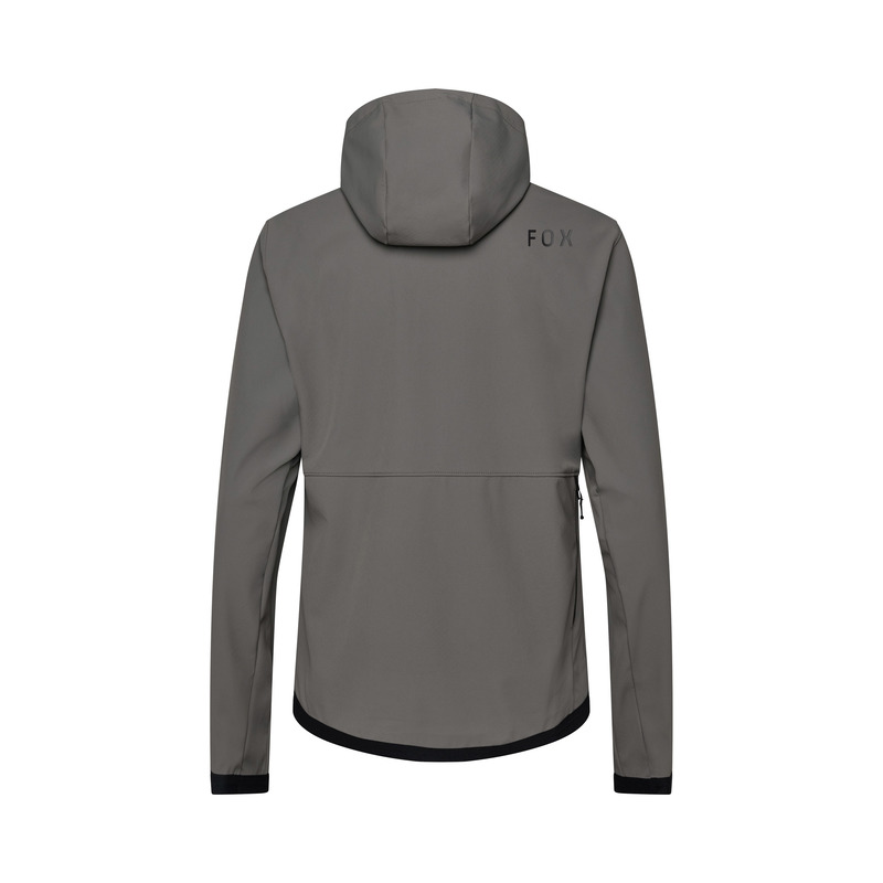 BLUZA ROWEROWA Z KAPTUREM FOX RANGER FIRE HOODIE PEWTER L