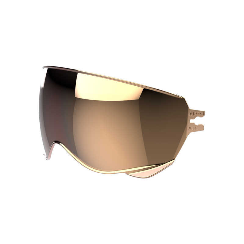 SZYBA DO KASKU AIROH J110 GOLD MIRRORED