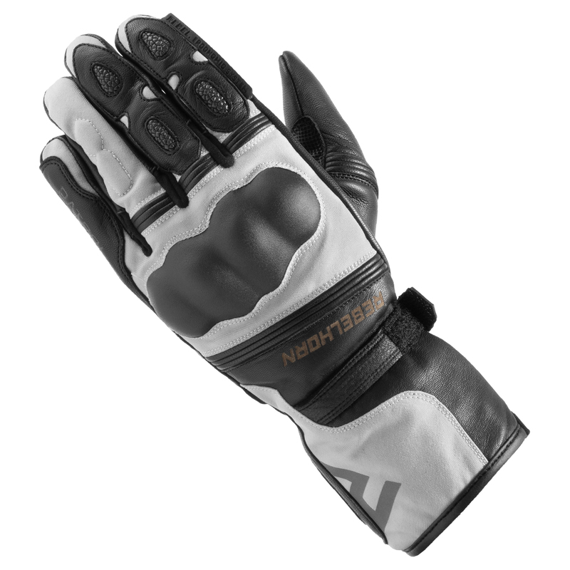 RĘKAWICE MOTOCYKLOWE REBELHORN PATROL LONG BLACK GREY