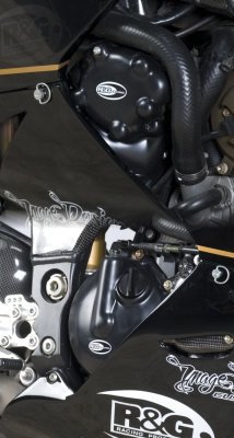 ZESTAW OSŁON SILNIKA RG RACING KAWASAKI ZX-10R 04-05, (2 CZĘŚCI) BLACK