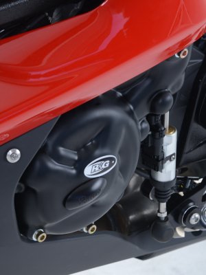 OSŁONA SILNIKA RG RACING BMW S1000RR 10-15 / HP4 / S1000R 14-, LEWA STRONA OSŁONA GENERATORA BLACK