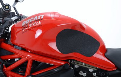 NAKLEJKA NA BAK TANKPAD ANTYPOŚLIZGOWY 2 CZĘŚCI RG RACING DUCATI MONSTER 1100/1100 EVO (10-14) BLACK