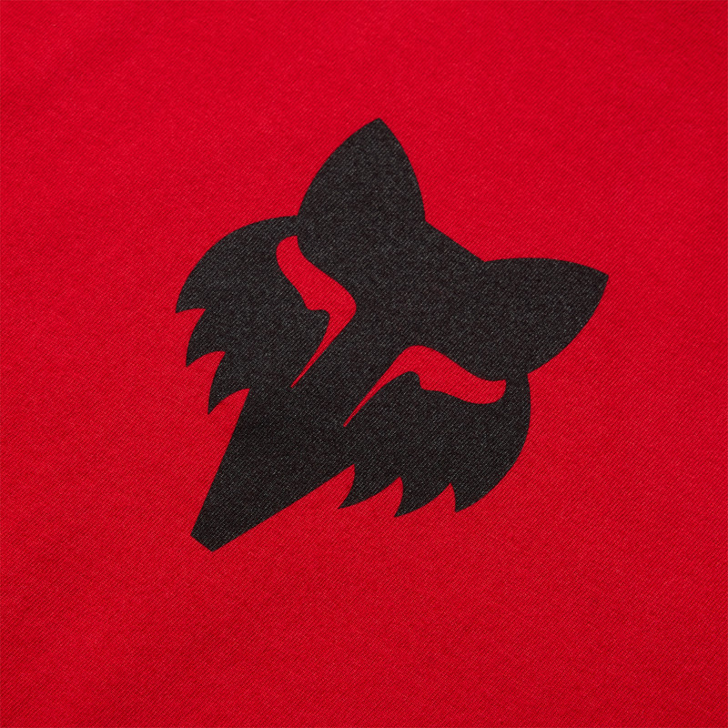 T-SHIRT JUNIOR FOX HEAD TIBETAN RED