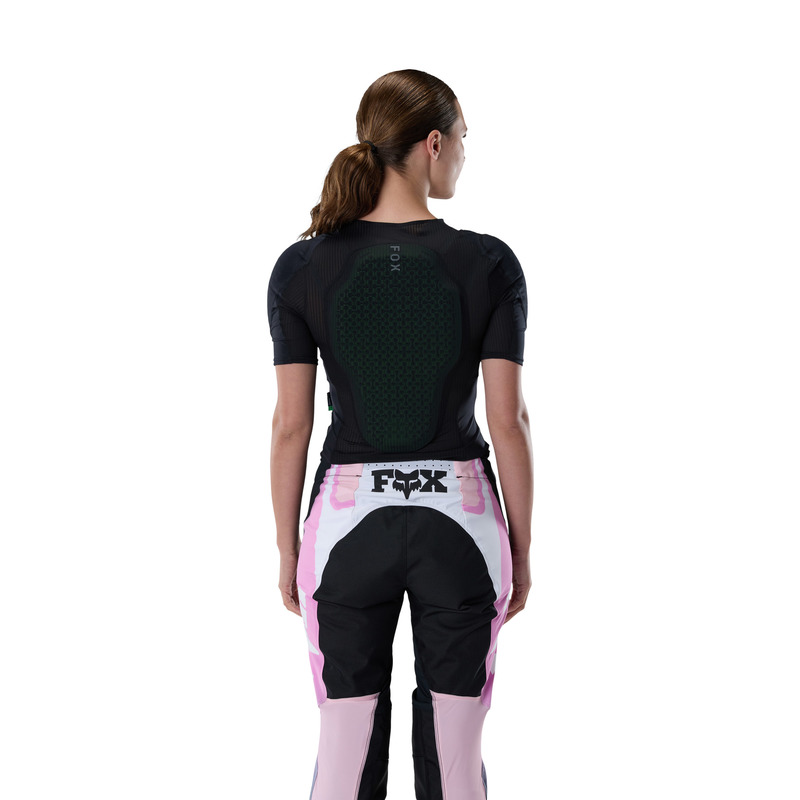 KOSZULKA Z OCHRANIACZAMI DAMSKA FOX BASEFRAME PRO SS BLACK M