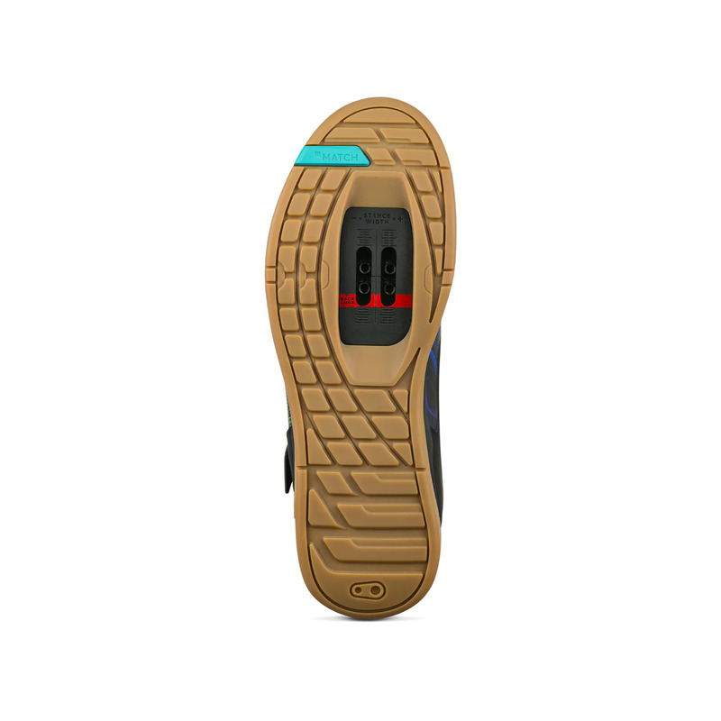 BUTY CRANKBROTHERS MALLET BOA BLACK BLUE SWIRL - GUM OUTSOLE 10.5 (44 EU)