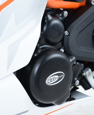 OSŁONA SILNIKA RG RACING KTM 390 DUKE UP TO 15/RC 390 UP TO 15, LEWA STRONA BLACK