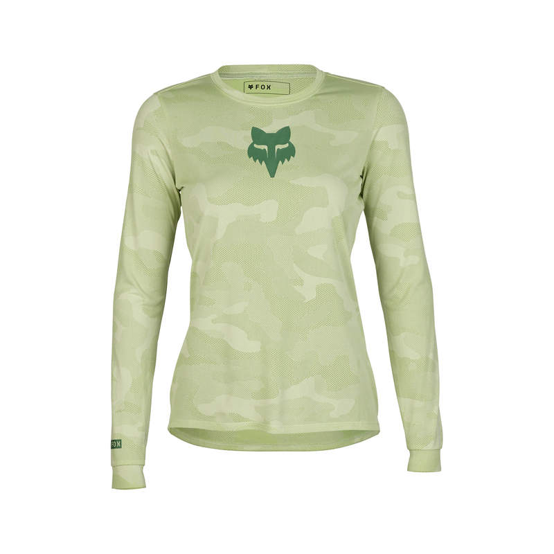 KOSZULKA ROWEROWA Z DŁUGIM RĘKAWEM DAMSKA FOX RANGER TRU DRI CACTUS XS