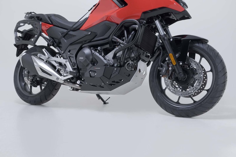 OSŁONA SILNIKA PŁYTA POD SILNIK SW-MOTECH BLACK/HONDA NC700 / NC750 WITH DCT. BLACK SILVER