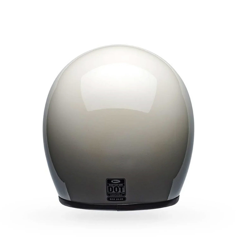 KASK MOTOCYKLOWY BELL CUSTOM 500 SOLID VINTAGE WHITE M