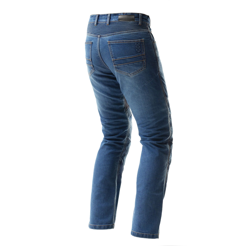 JEANSY MOTOCYKLOWE REBELHORN EAGLE 4 WASHED BLUE REGULAR FIT