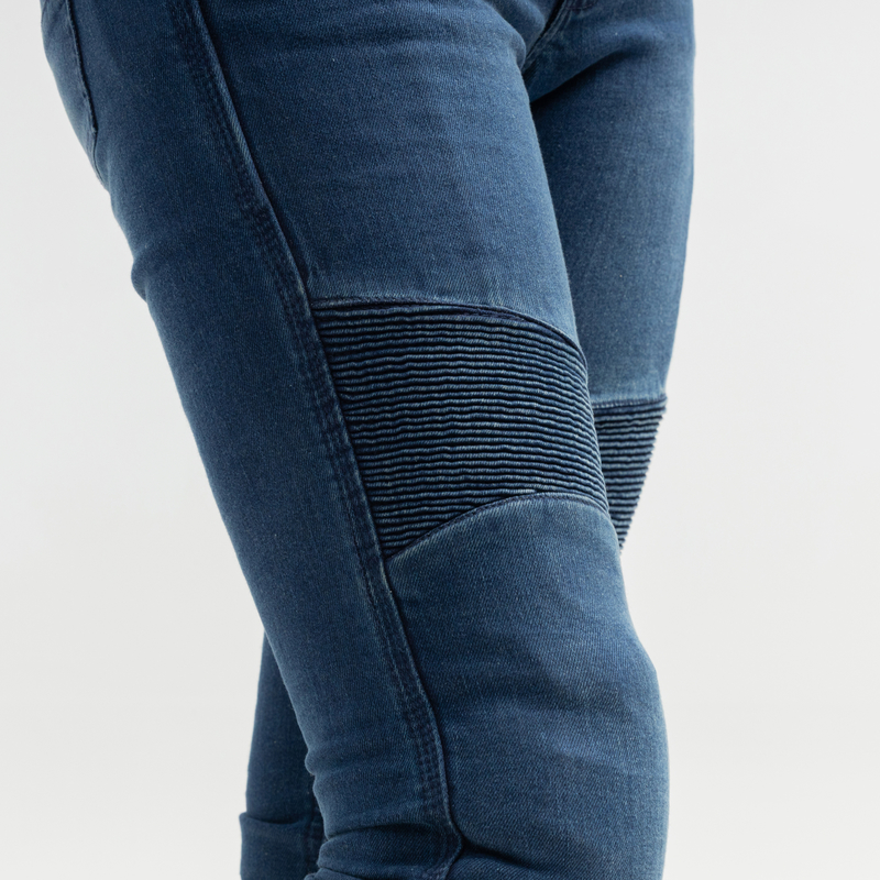 JEANSY MOTOCYKLOWE DAMSKIE BROGER AURA WASHED BLUE 26/30