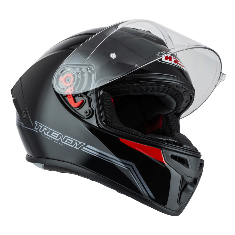 KASK MOTOCYKLOWY NZI TRENDY STREAM SOLID NOUVEAU BLACK M
