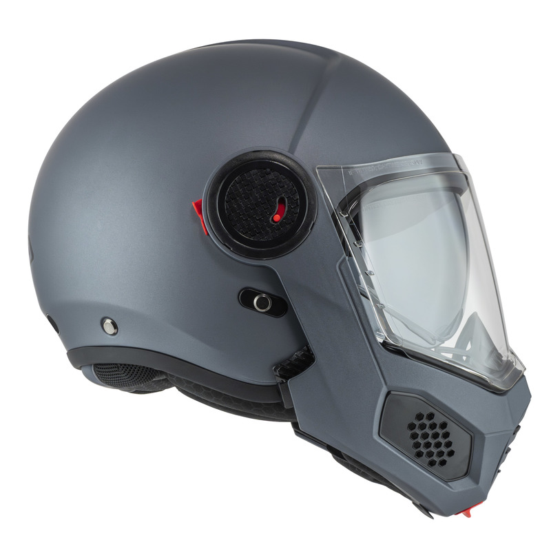 KASK MOTOCYKLOWY NZI MINIMOD DUO ANTRACITE MATT XS