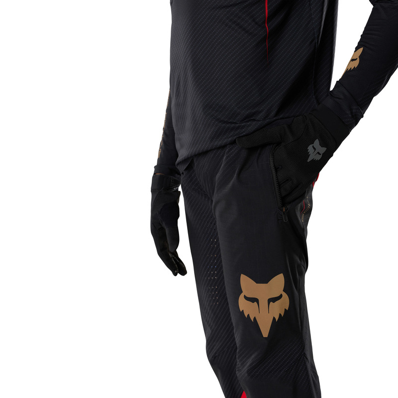SPODNIE ROWEROWE JUNIOR FOX FLEXAIR GOLDSTONE SE BLACK Y22