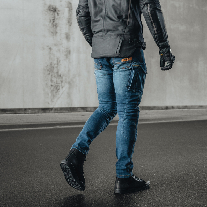 JEANSY MOTOCYKLOWE REBELHORN VANDAL DENIM BLACK