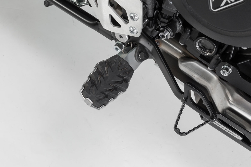 PODNÓŻKI EVO SW-MOTECH TRIUMPH TIGER 800/900/1200 SCRAMBLER 1200 BLACK SILVER
