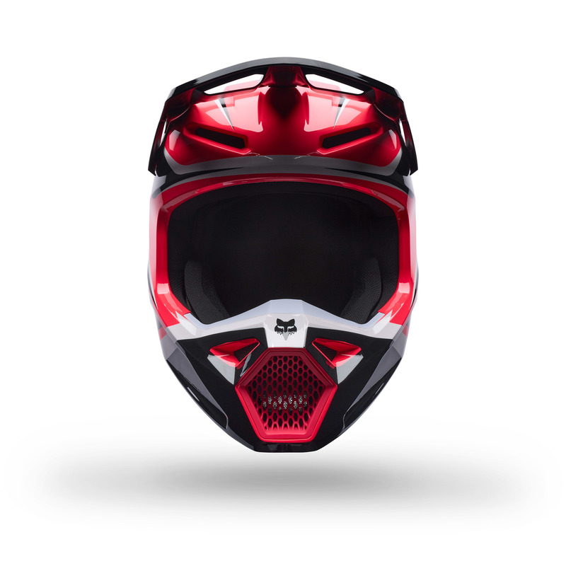 KASK MOTOCYKLOWY JUNIOR FOX V1 FRAME NEON PINK