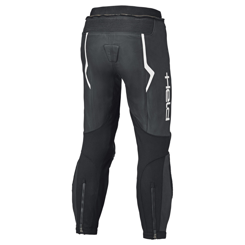 SPODNIE MOTOCYKLOWE SKÓRZANE HELD STREET ROCKET 4 BLACK WHITE 54