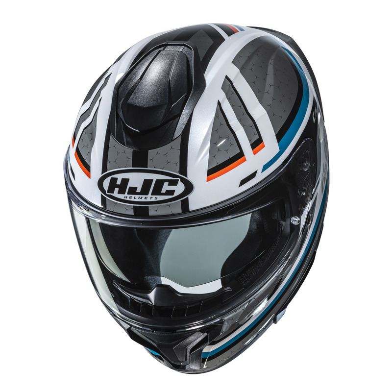 KASK MOTOCYKLOWY HJC C71 NOVAH GREY BLUE XXL