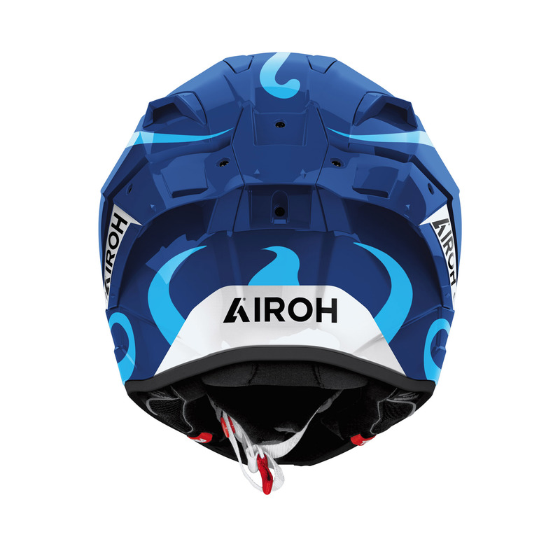 KASK MOTOCYKLOWY AIROH GP800 SWAIN BLUE GLOSS S