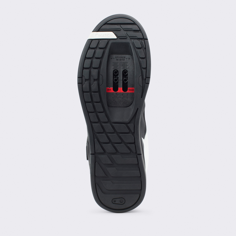 BUTY CRANKBROTHERS MALLET SPEEDLACE BLACK WHITE - BLACK OUTSOLE