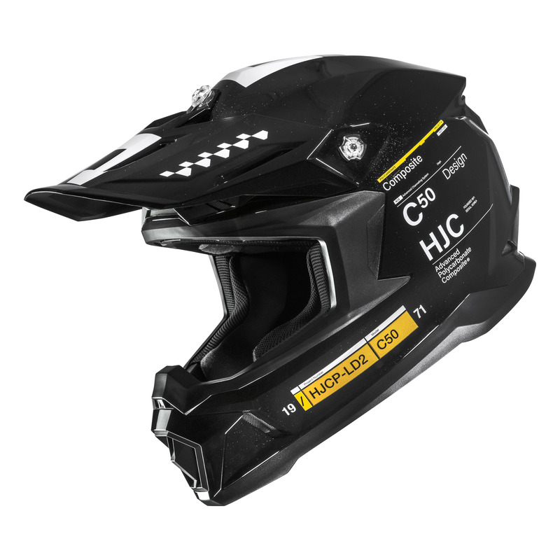 KASK MOTOCYKLOWY HJC C50 TAGG BLACK M