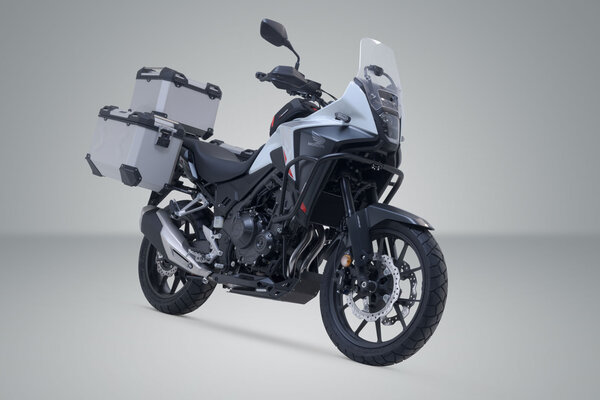 ZESTAW BAGAŻOWY ADVENTURE SW-MOTECH HONDA CB500X (13-), NX500 (23-) SILVER