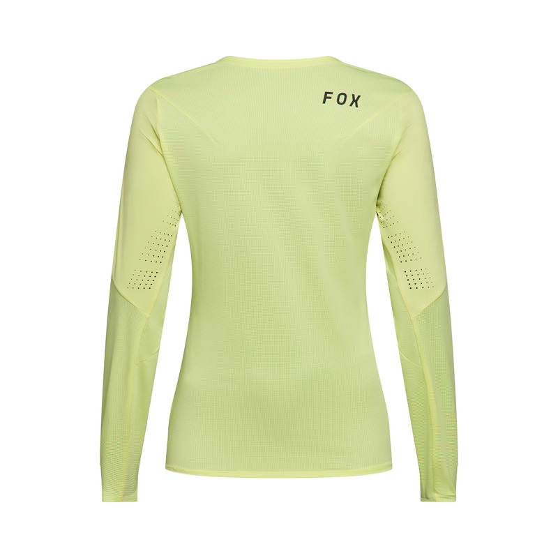 KOSZULKA ROWEROWA Z DŁUGIM RĘKAWEM DAMSKA FOX FLEXAIR LIME M