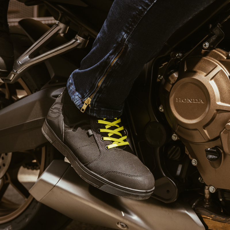 BUTY MOTOCYKLOWE OZONE TOWN BLACK FLUO YELLOW