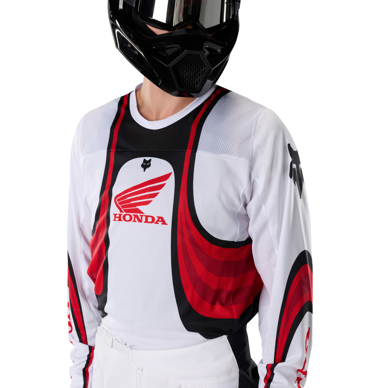 BLUZA MOTOCYKLOWA FOX 180 HONDA WHITE RED XL