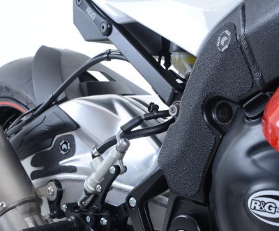 OSŁONA WAHACZA RG RACING BMW S1000RR 15-18/S1000R 17-, 4 CZĘŚCI BLACK