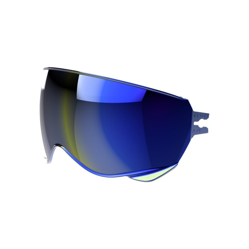 SZYBA DO KASKU AIROH J110 BLUE MIRRORED