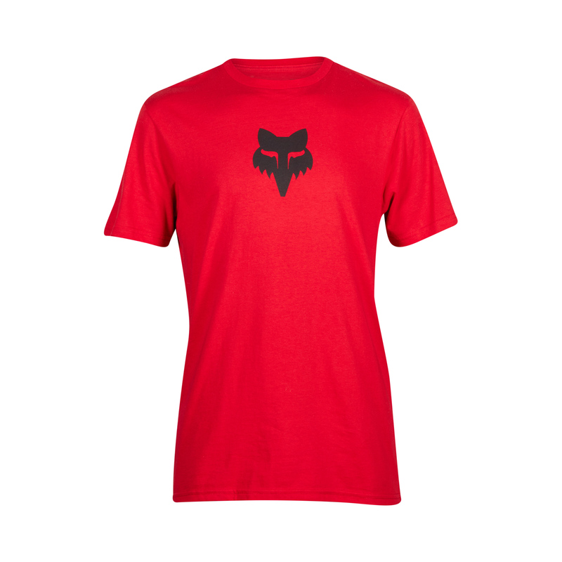 T-SHIRT FOX HEAD FLAME RED