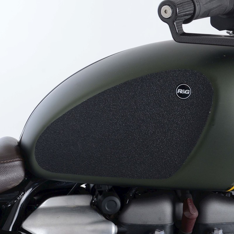 NAKLEJKA NA BAK TANKPAD ANTYPOŚLIZGOWY 2 CZĘŚCI RG RACING TRIUMPH SCRAMBLER 1200 XC/XE 19- BLACK