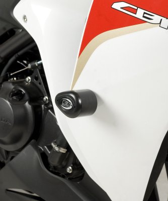 CRASHPADY AERO RG RACING HONDA CBR250R 11-, WK SP 250 FAIRED (SP 50 & SP125 DELETED) BLACK