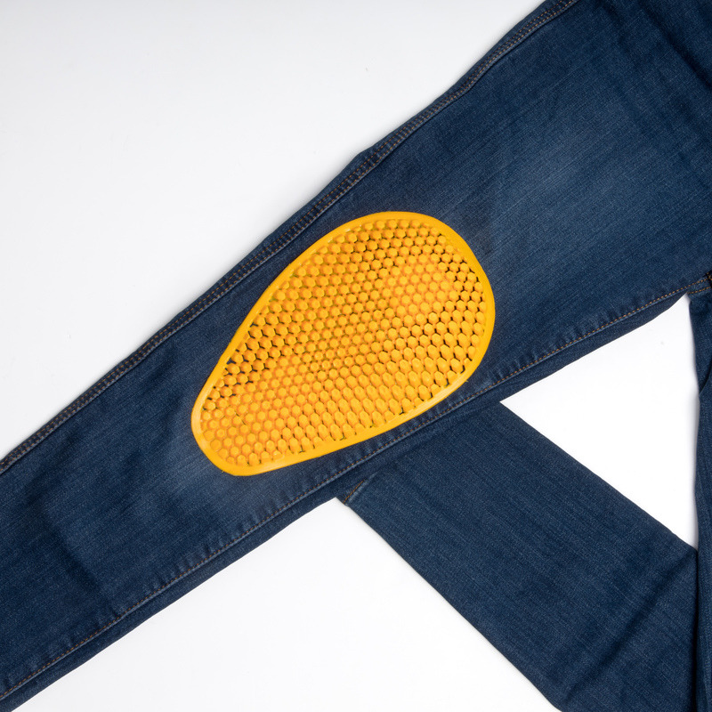 JEANSY MOTOCYKLOWE OZONE STRIKER SLIM FIT WASHED BLUE