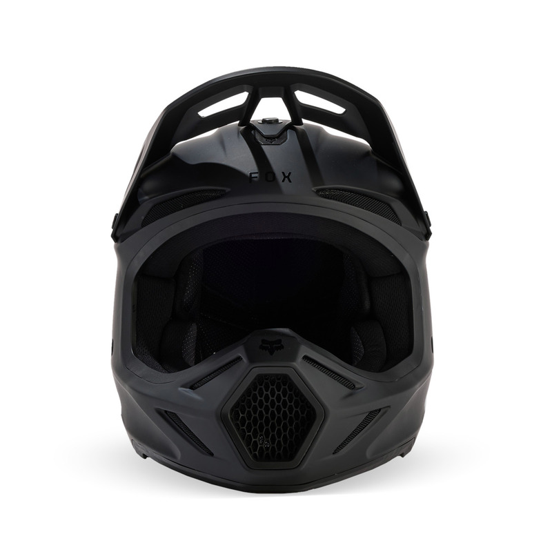 KASK MOTOCYKLOWY FOX V3 SOLID MATTE BLACK